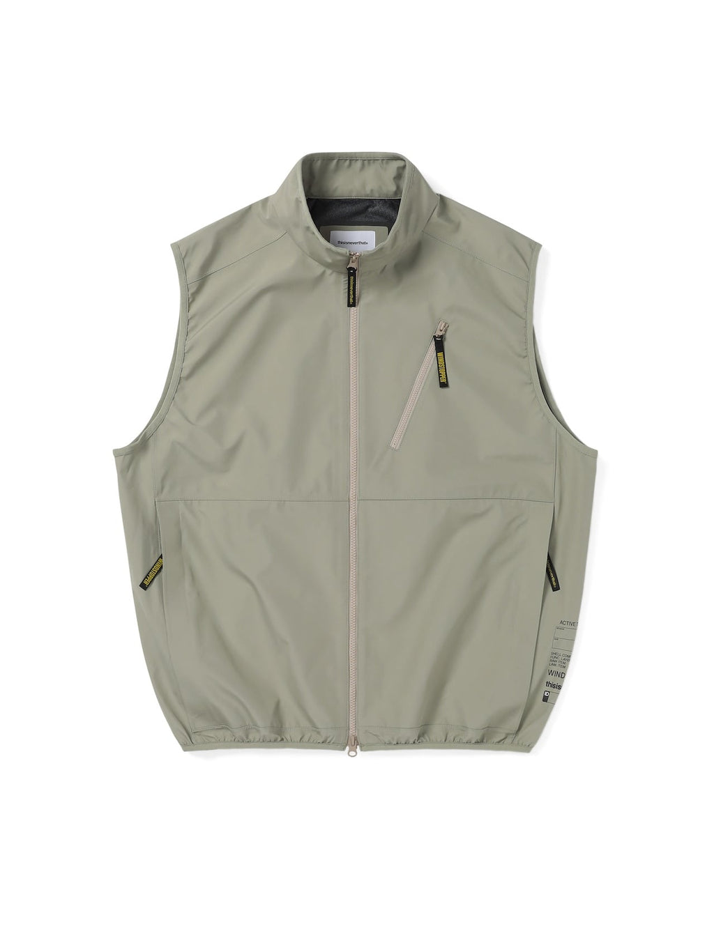 thisisneverthat - WINDSTOPPER® Active Tour Vest (Grey) product image 1 | TRAB K-Fashion Australia
