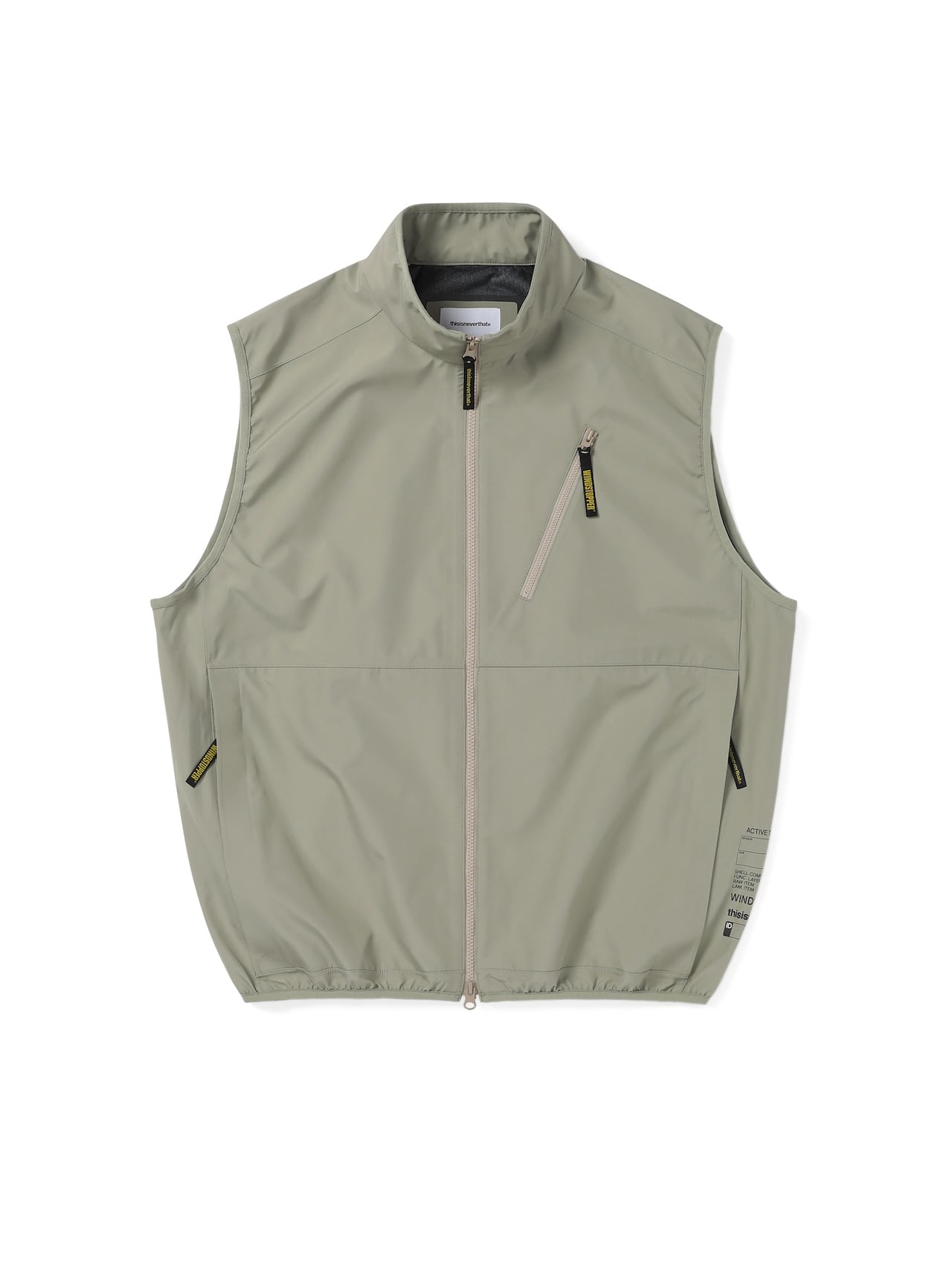 thisisneverthat - WINDSTOPPER® Active Tour Vest (Grey) product image 1 | TRAB K-Fashion Australia