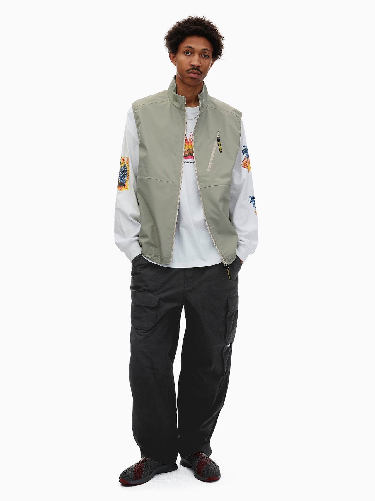 thisisneverthat - WINDSTOPPER® Active Tour Vest (Grey) product image 10 | TRAB K-Fashion Australia