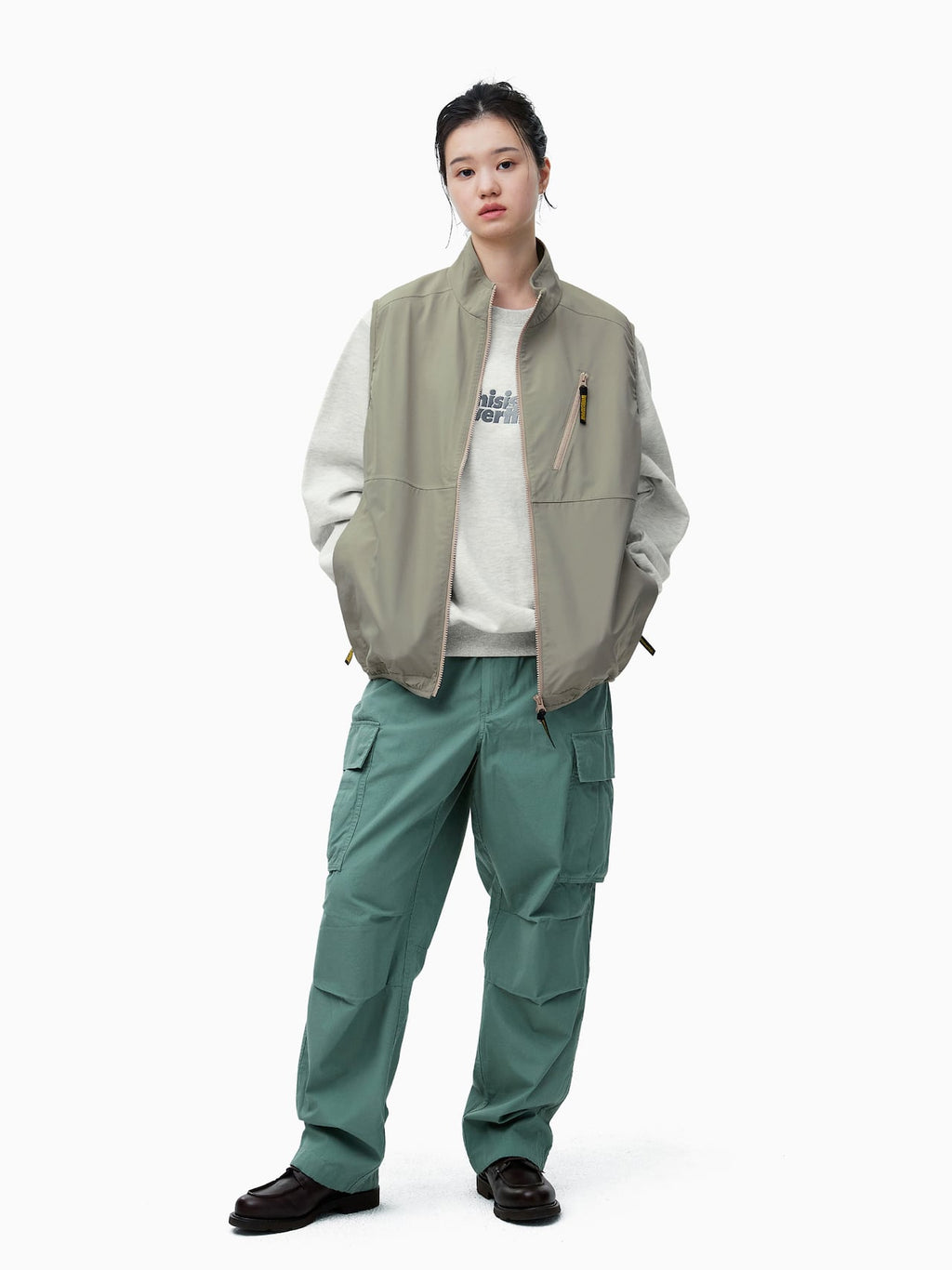 thisisneverthat - WINDSTOPPER® Active Tour Vest (Grey) product image 11 | TRAB K-Fashion Australia