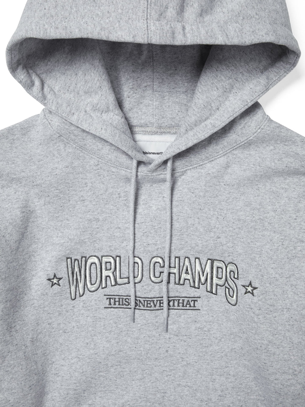thisisneverthat - WORLD CHAMPS Hoodie Heather (grey) product image 2 | TRAB K-Fashion Australia