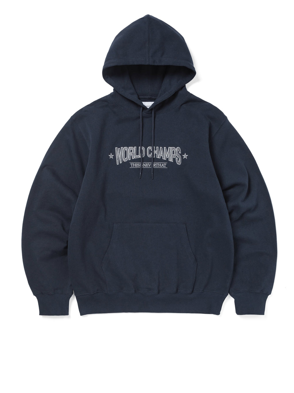 thisisneverthat - WORLD CHAMPS Hoodie Heather (navy) product image 1 | TRAB K-Fashion Australia