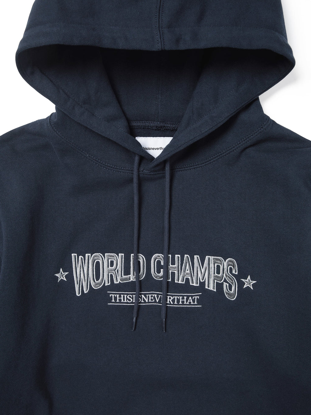 thisisneverthat - WORLD CHAMPS Hoodie (Navy) product image 2 | TRAB K-Fashion Australia