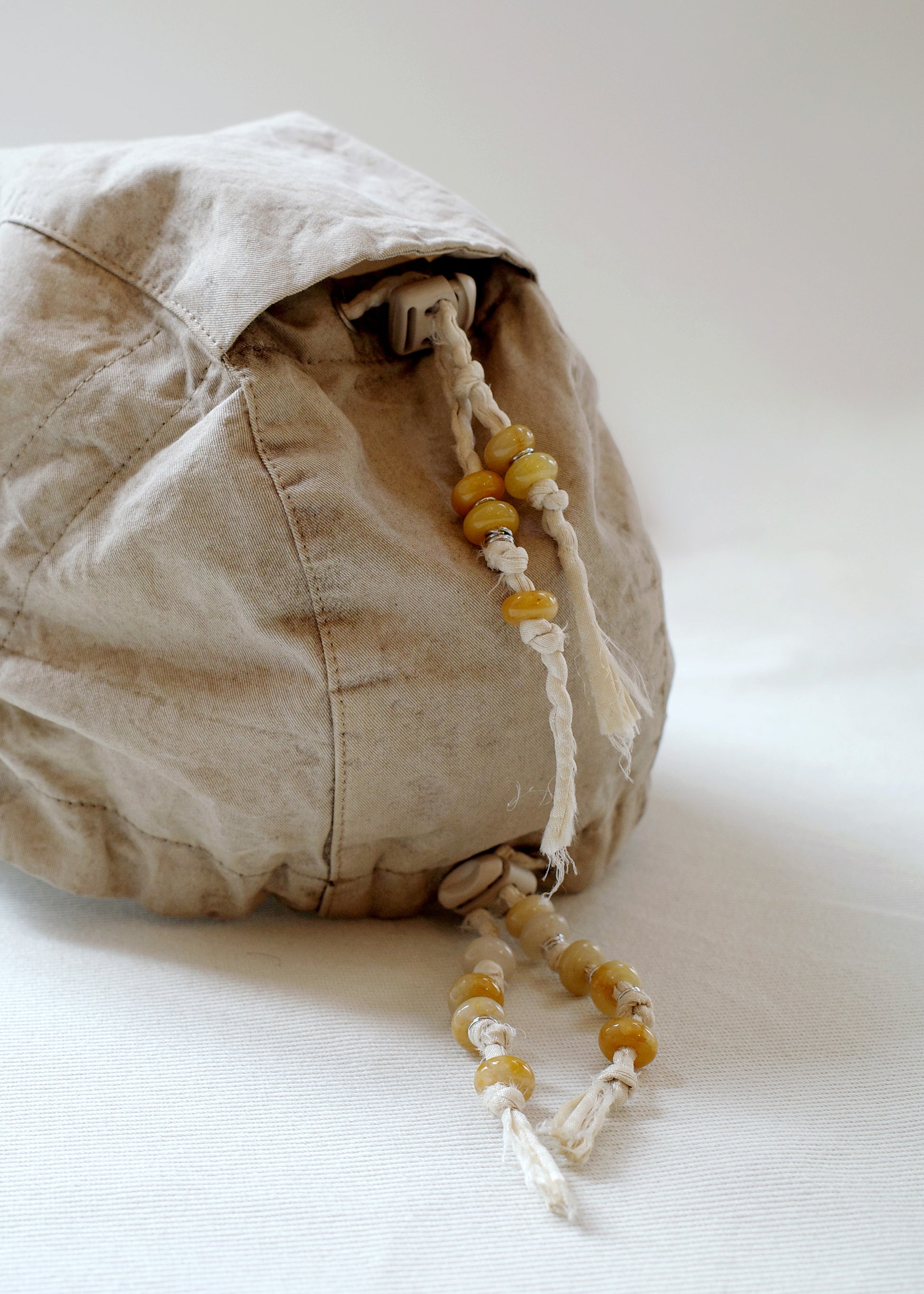 Hyein Seo - Washed Shirring Cap (Beige) product image 1 | TRAB K-Fashion Australia