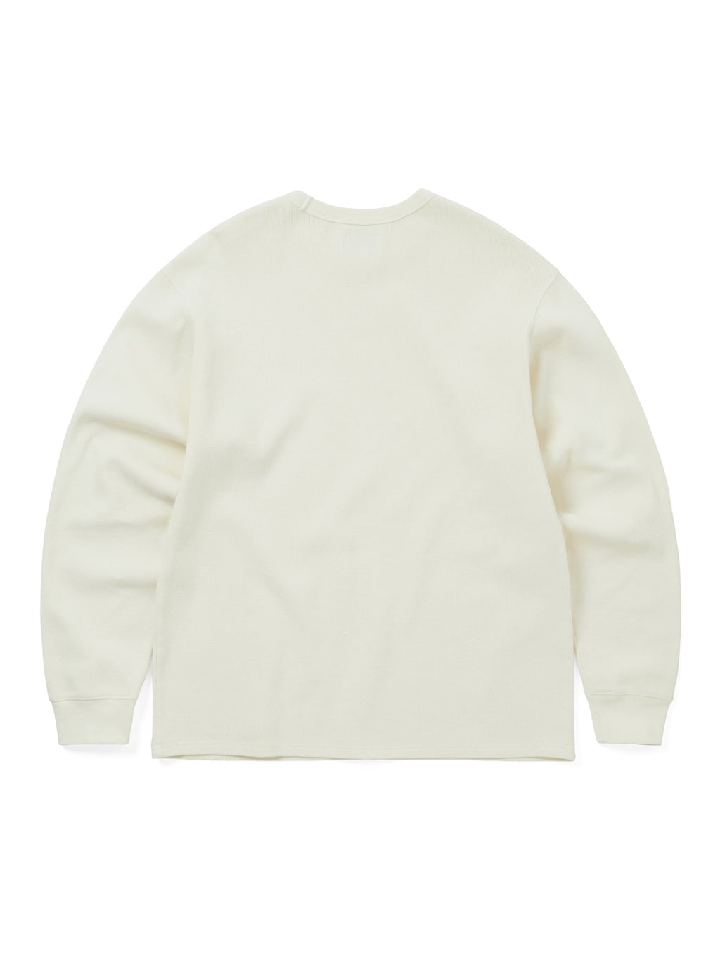 thisisneverthat - Waffle L/S Tee (Ivory) product image 3 | TRAB K-Fashion Australia