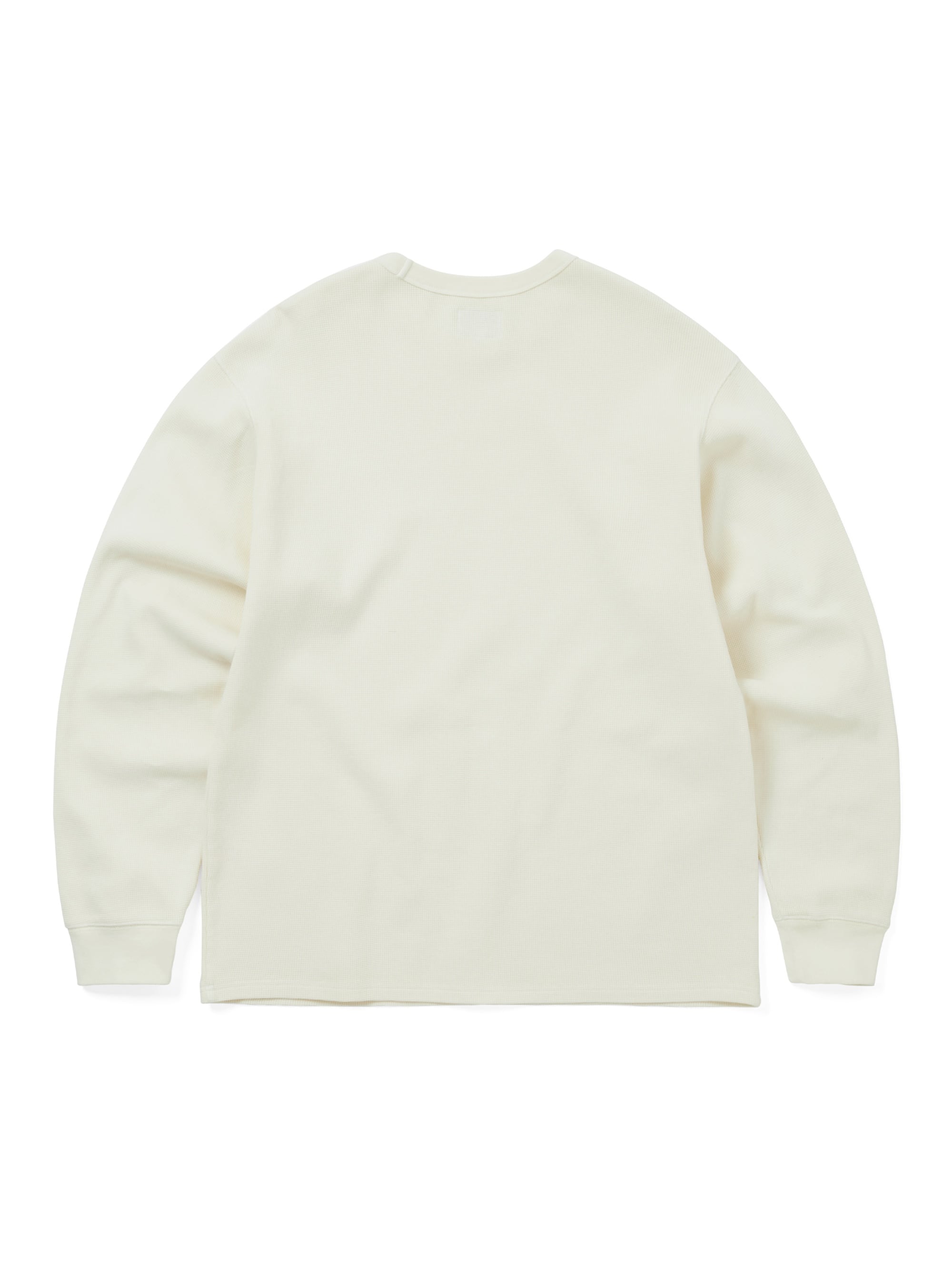 thisisneverthat - Waffle L/S Tee (Ivory) product image 3 | TRAB K-Fashion Australia