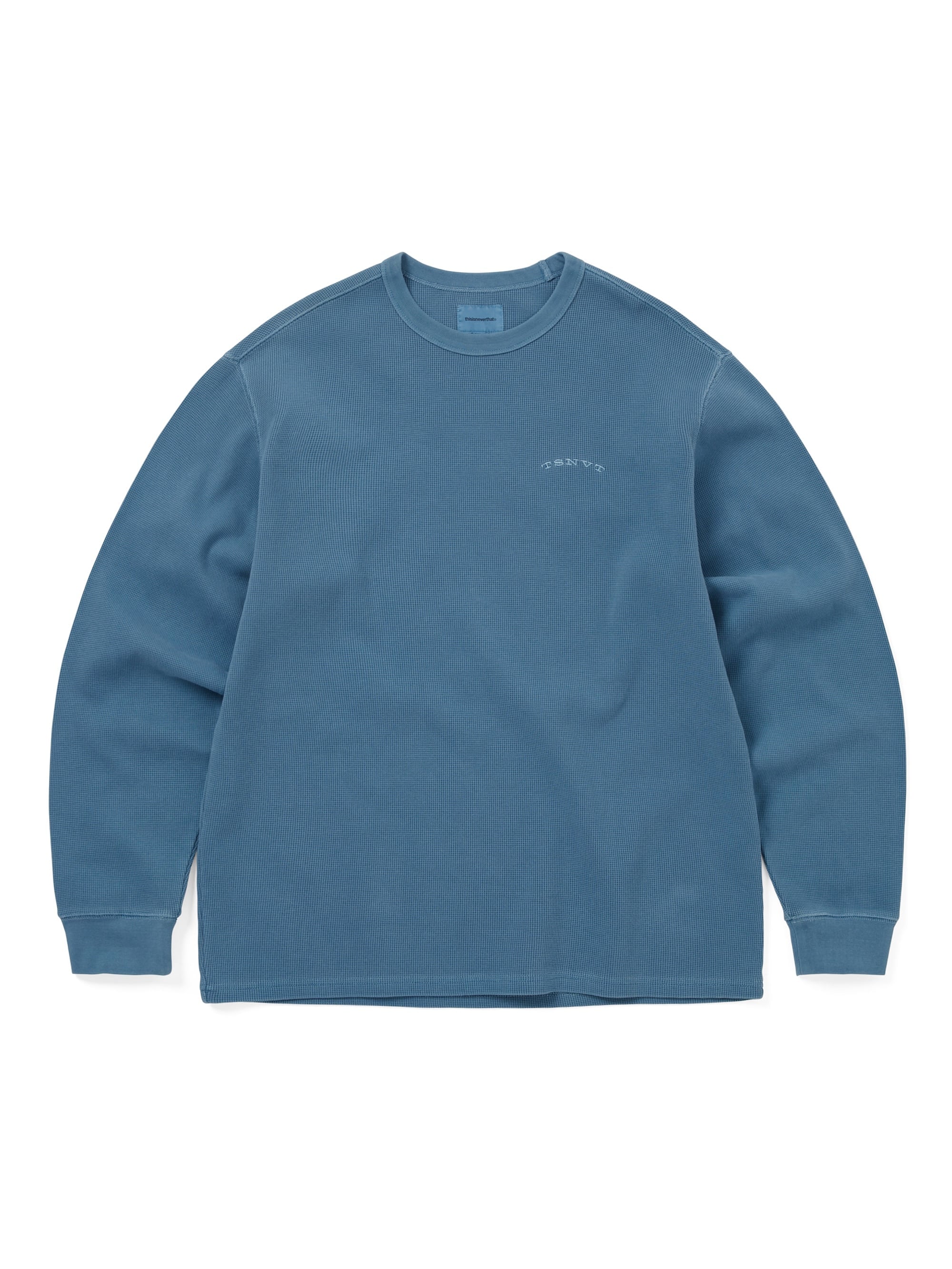 thisisneverthat - Waffle L/S Tee (Slate) product image 1 | TRAB K-Fashion Australia