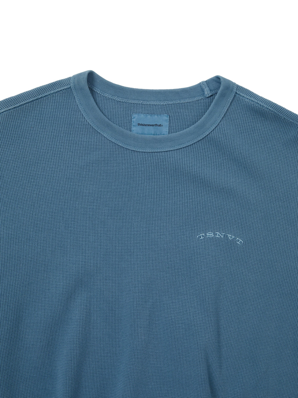 thisisneverthat - Waffle L/S Tee (Slate) product image 2 | TRAB K-Fashion Australia