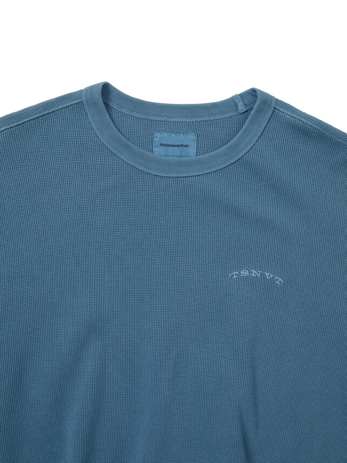 thisisneverthat - Waffle L/S Tee (Slate) product image 2 | TRAB K-Fashion Australia