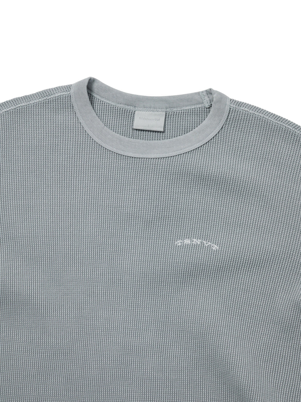 thisisneverthat - Waffle L/S Tee (Blue Grey) product image 2 | TRAB K-Fashion Australia