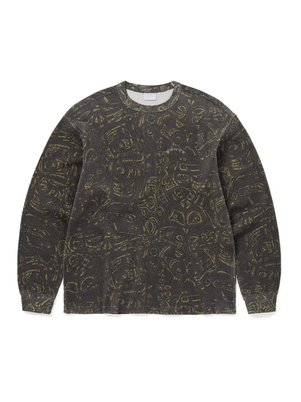 thisisneverthat - Waffle L/S Tee (Dark Brown) product image 1 | TRAB K-Fashion Australia