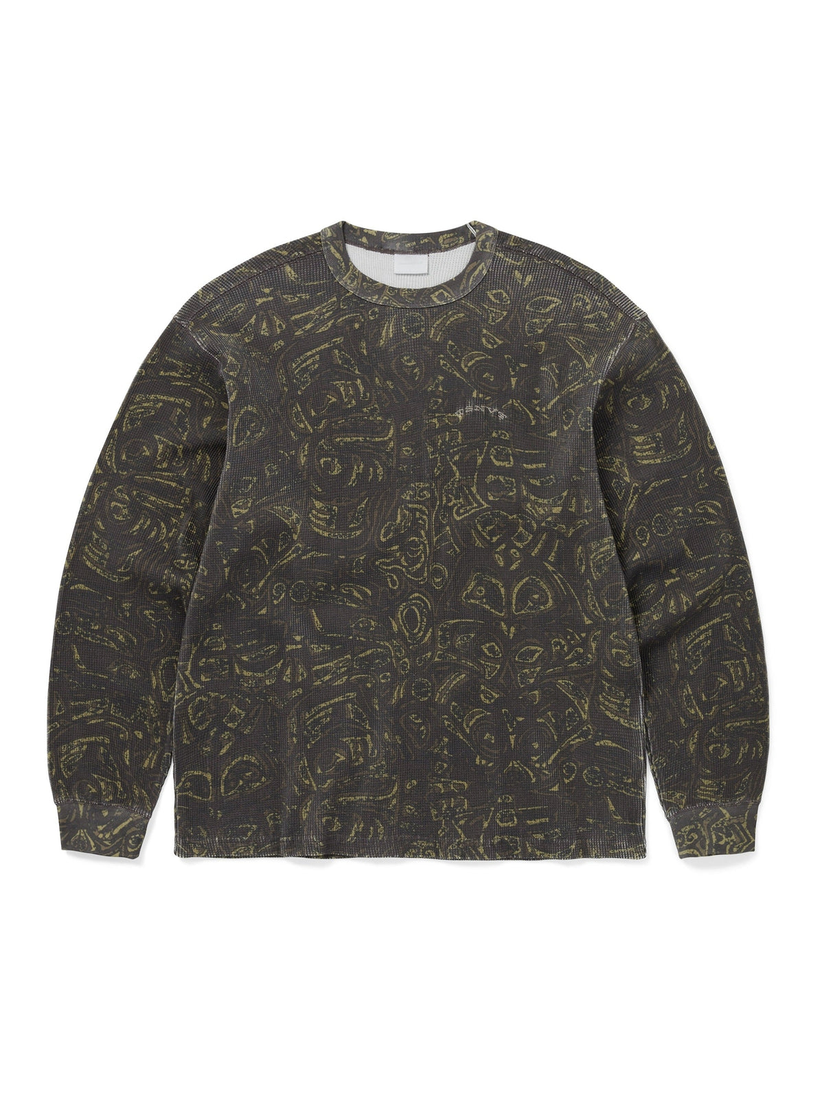 thisisneverthat - Waffle L/S Tee (Dark Brown) product image 1 | TRAB K-Fashion Australia