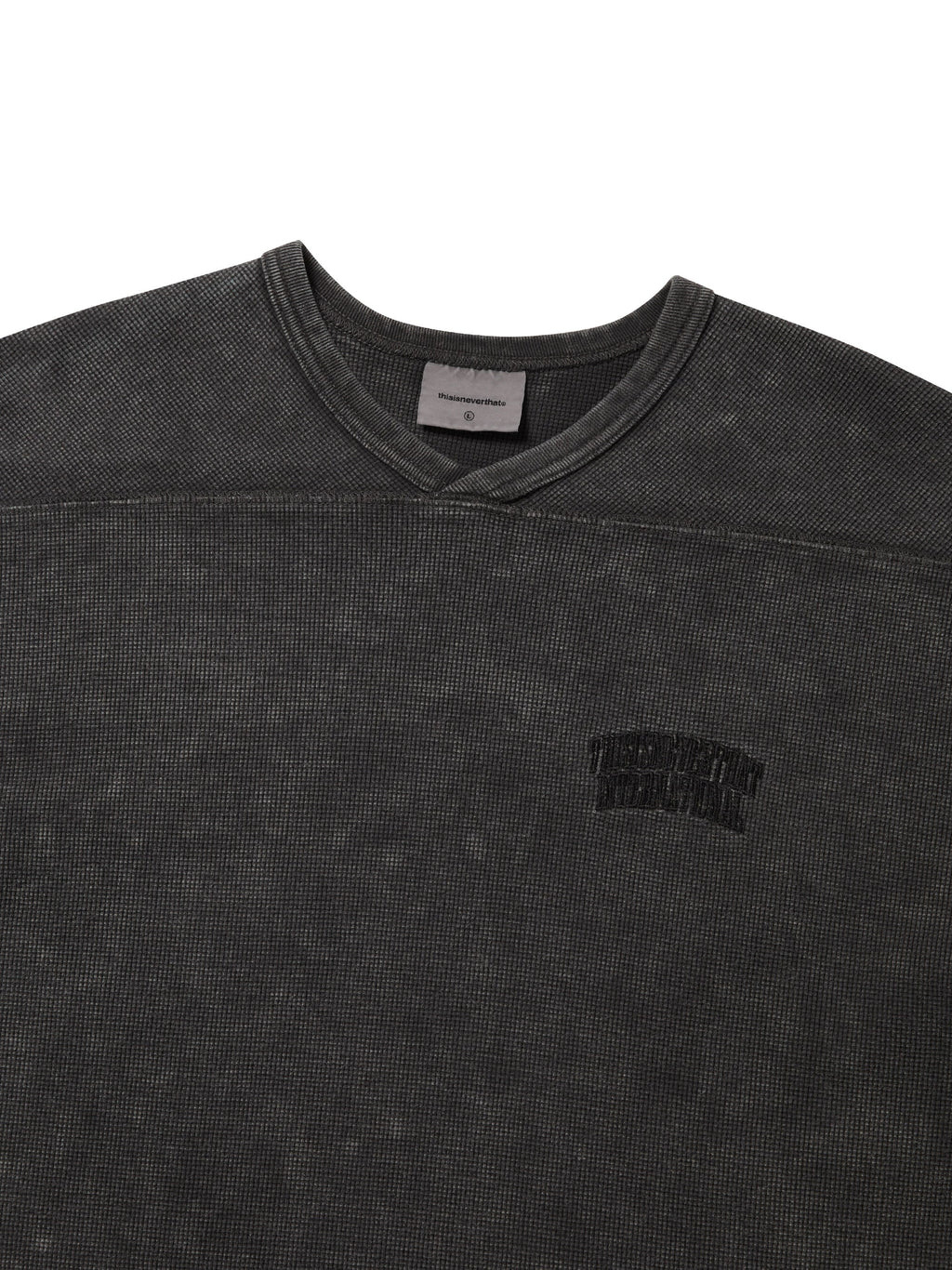 thisisneverthat - Waffle Rugby Tee (Charcoal) product image 2 | TRAB K-Fashion Australia