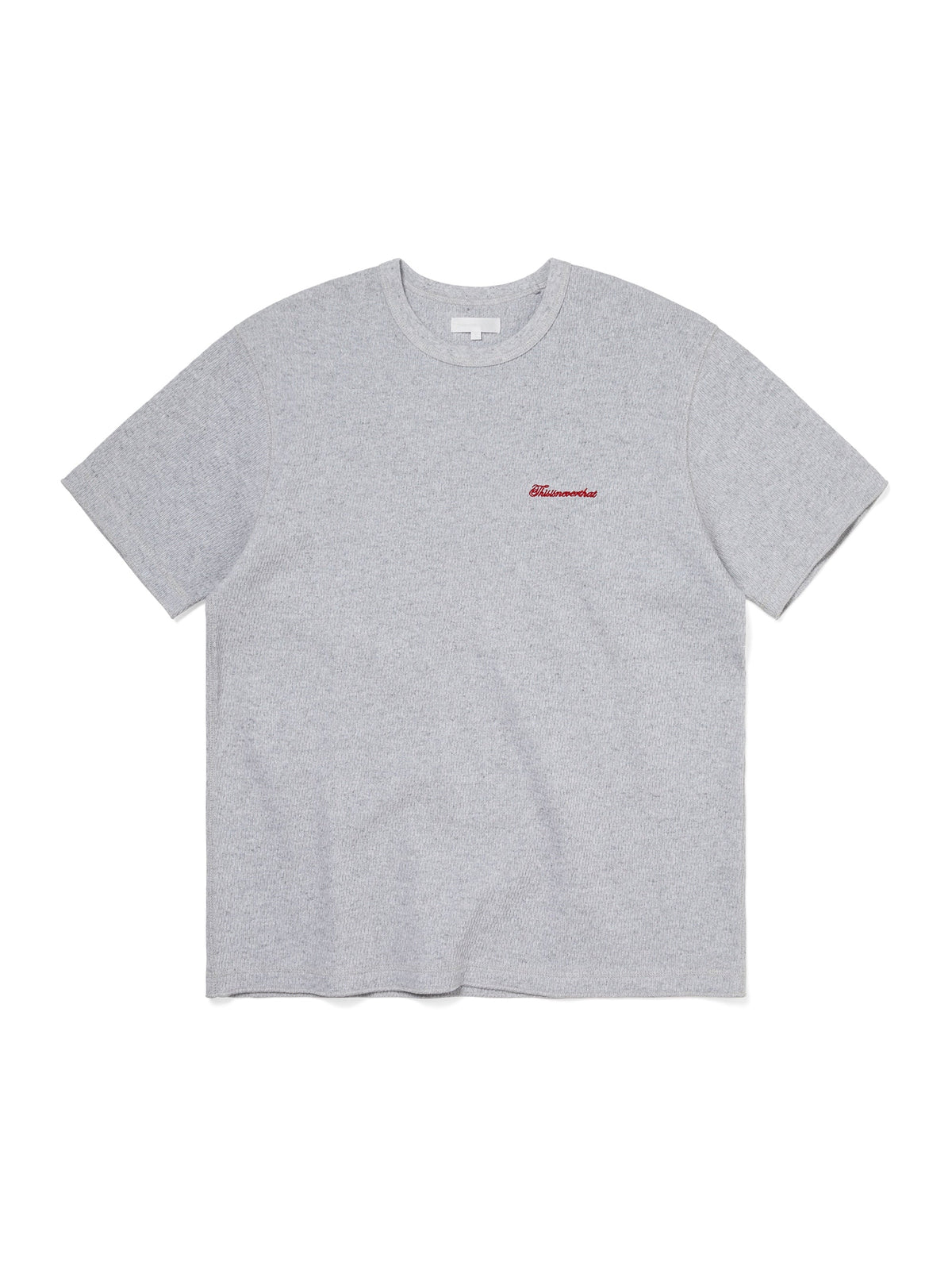 thisisneverthat - Waffle Tee (Heather Grey) product image 1 | TRAB K-Fashion Australia