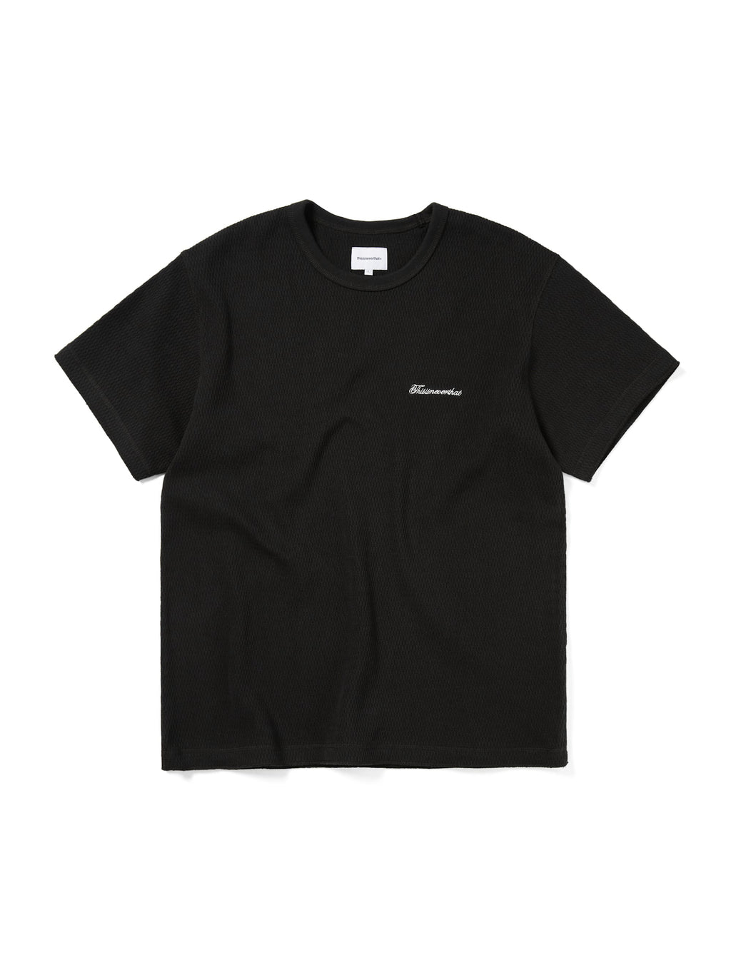thisisneverthat - Waffle Tee (Black) product image 1 | TRAB K-Fashion Australia