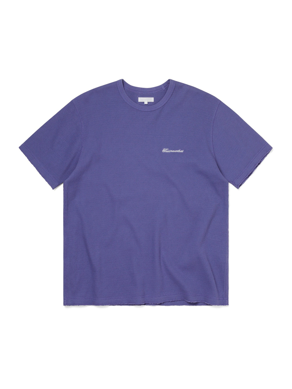 thisisneverthat - Waffle Tee (Purple) product image 1 | TRAB K-Fashion Australia