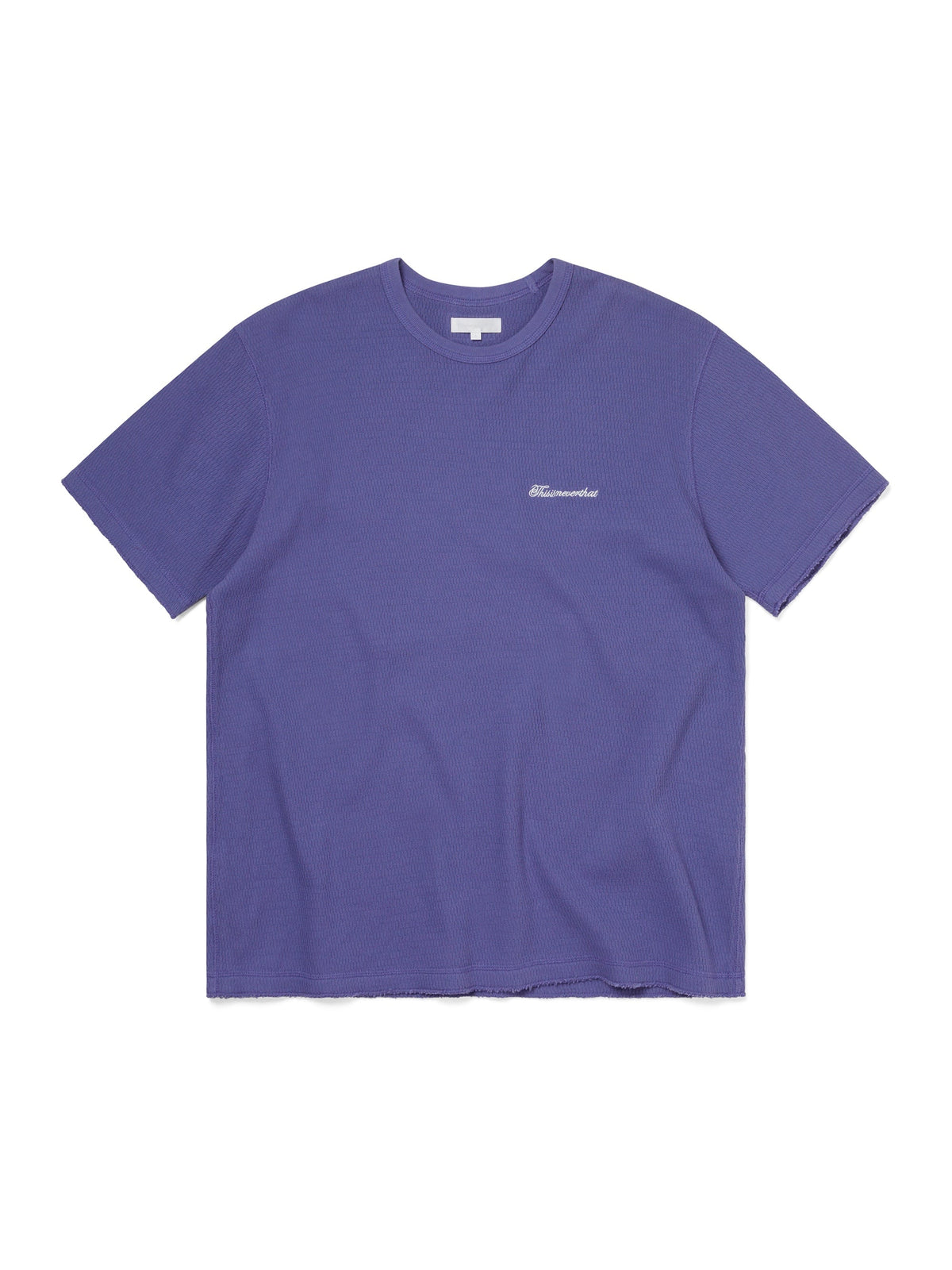 thisisneverthat - Waffle Tee (Purple) product image 1 | TRAB K-Fashion Australia