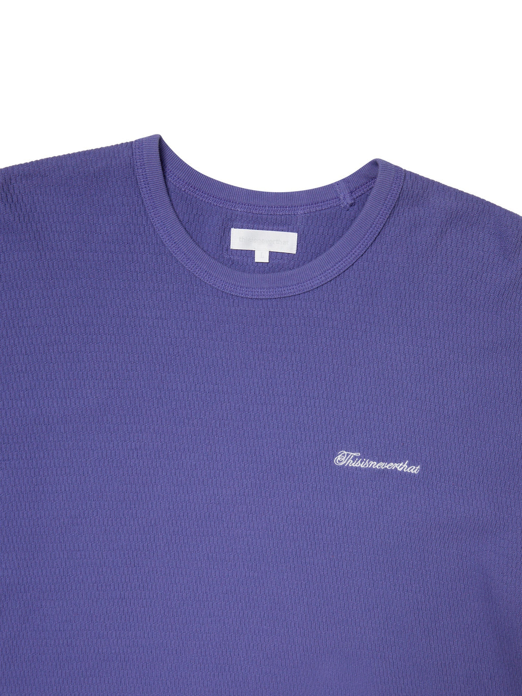thisisneverthat - Waffle Tee (Purple) product image 2 | TRAB K-Fashion Australia