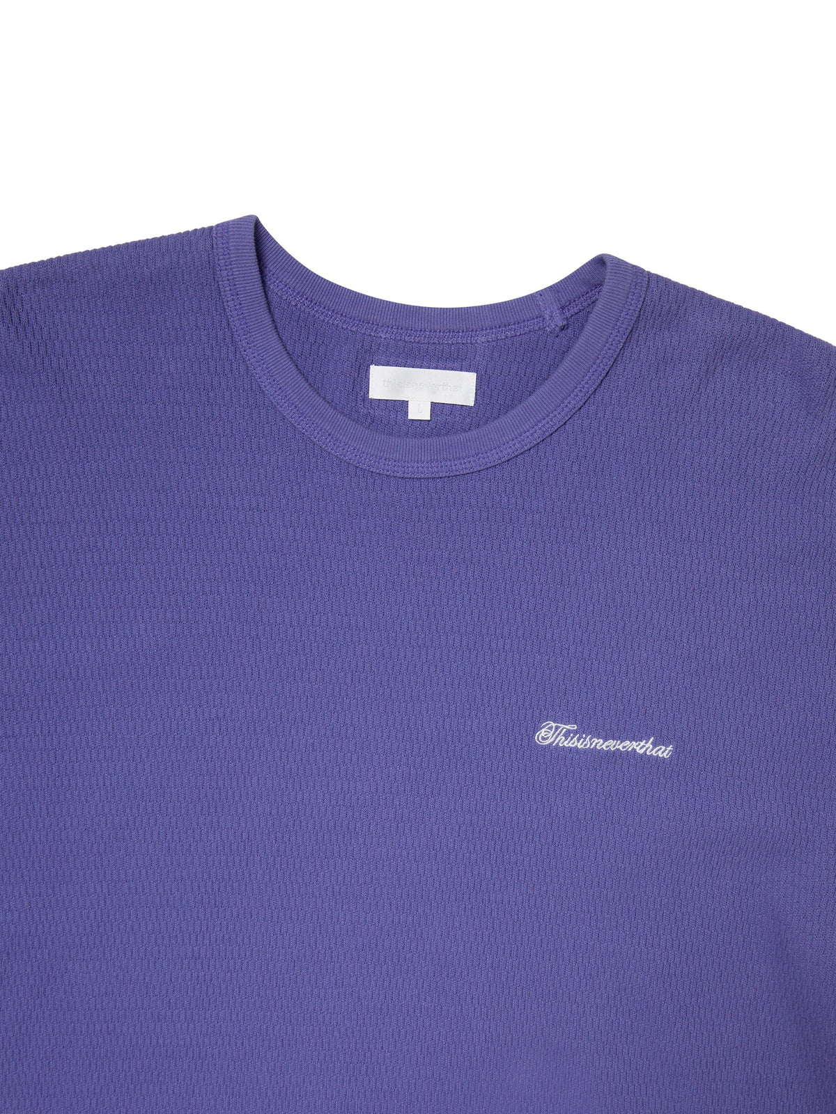 thisisneverthat - Waffle Tee (Purple) product image 2 | TRAB K-Fashion Australia