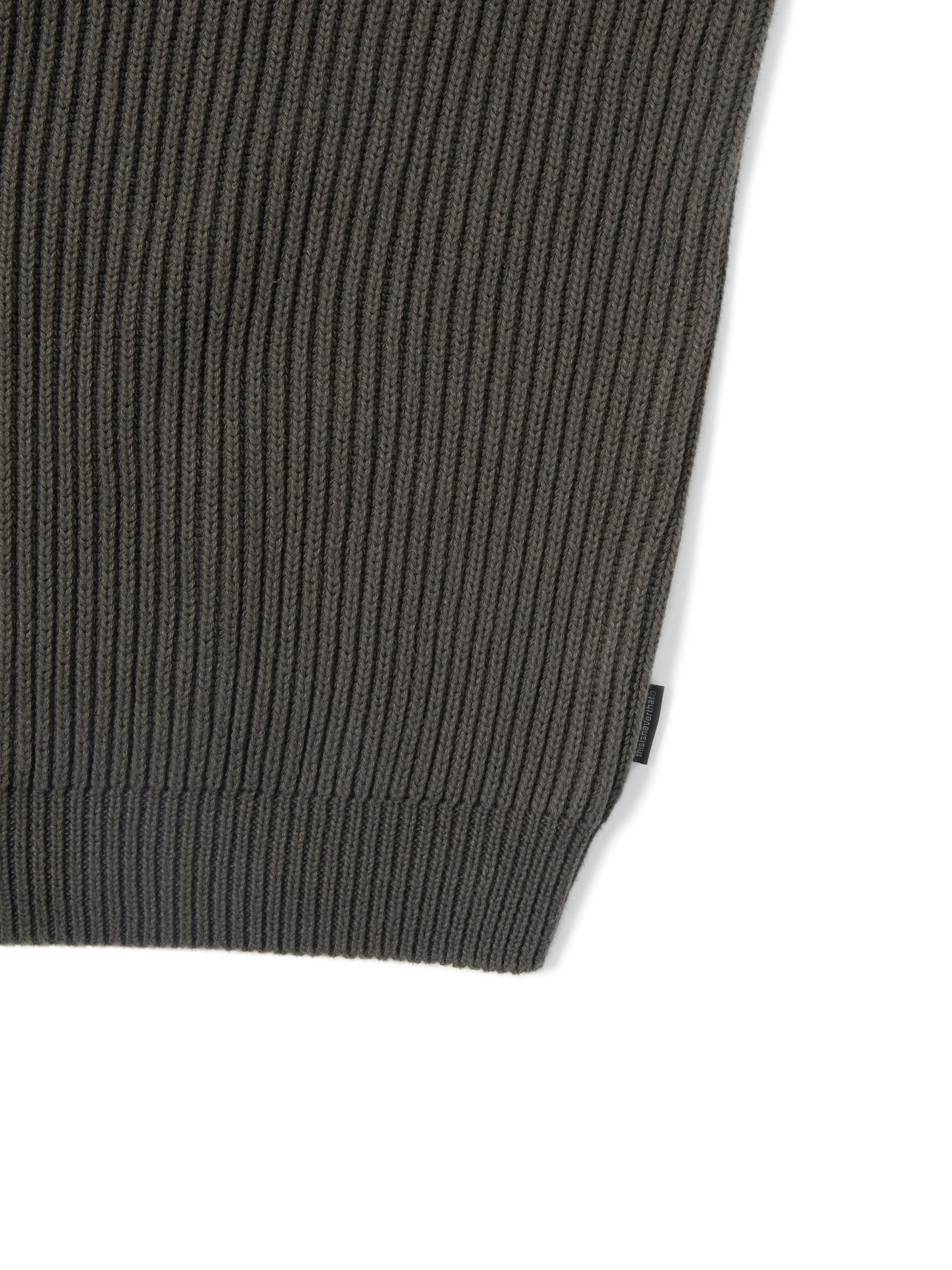 thisisneverthat - Washed Block Knit Sweater (Charcoal) product image 3 | TRAB K-Fashion Australia