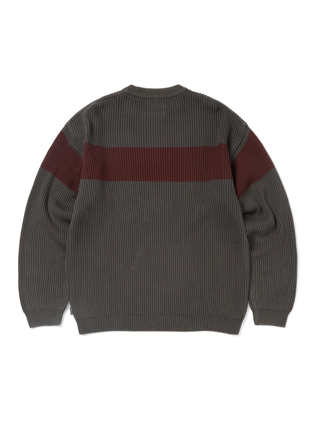 thisisneverthat - Washed Block Knit Sweater (Charcoal) product image 5 | TRAB K-Fashion Australia