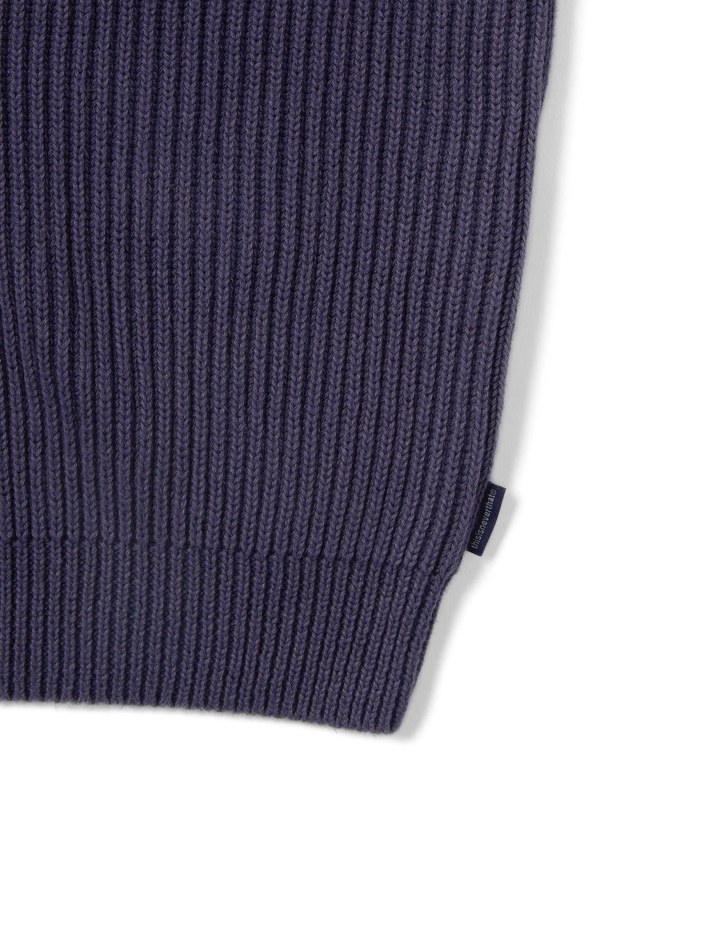 thisisneverthat - Washed Block Knit Sweater (Navy) product image 3 | TRAB K-Fashion Australia