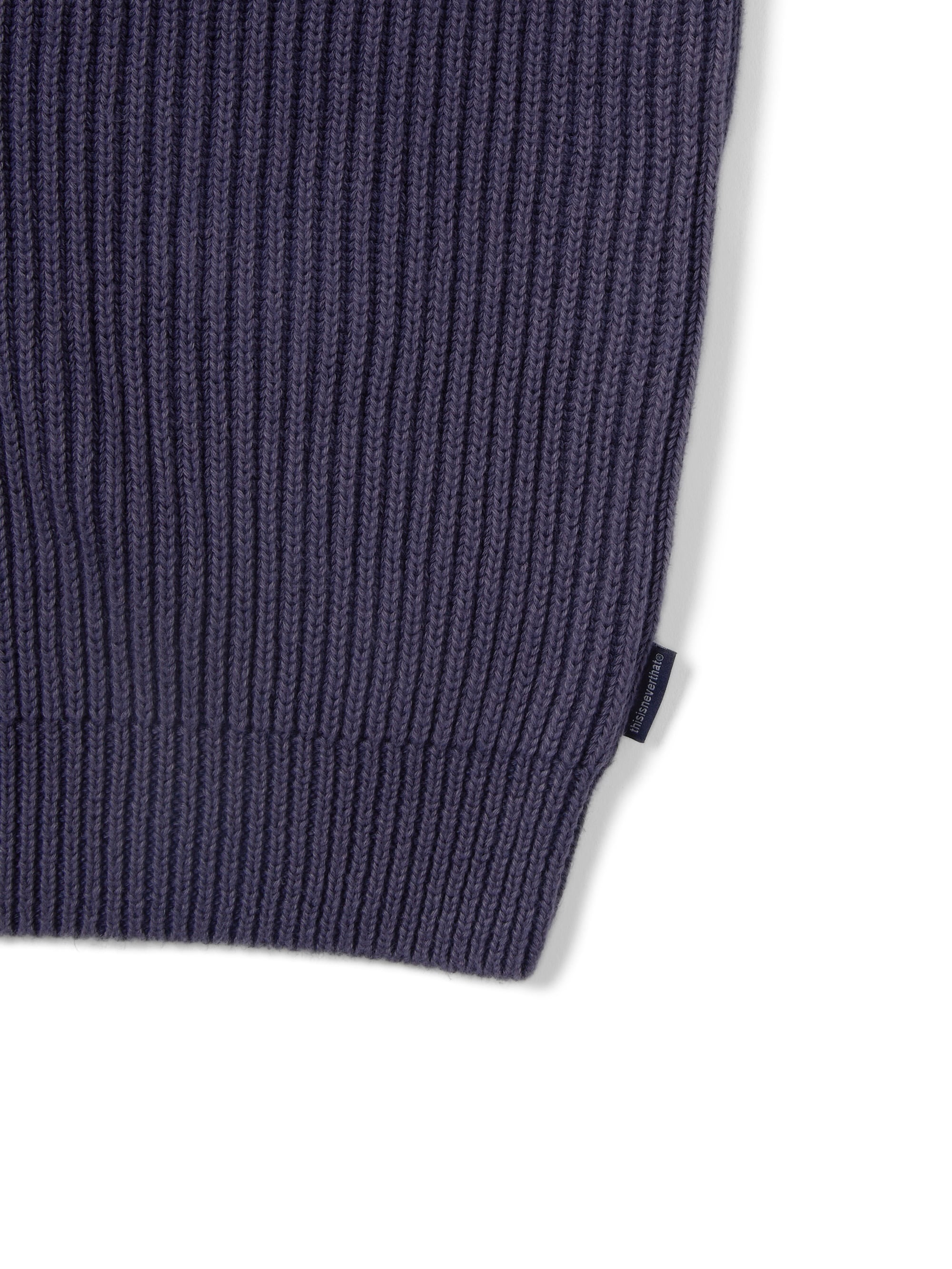 thisisneverthat - Washed Block Knit Sweater (Navy) product image 3 | TRAB K-Fashion Australia