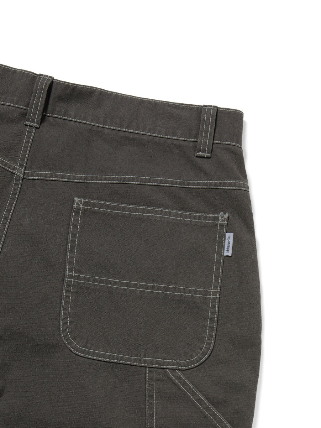 thisisneverthat - Washed Canvas Work Pant (Charcoal) product image 3 | TRAB K-Fashion Australia