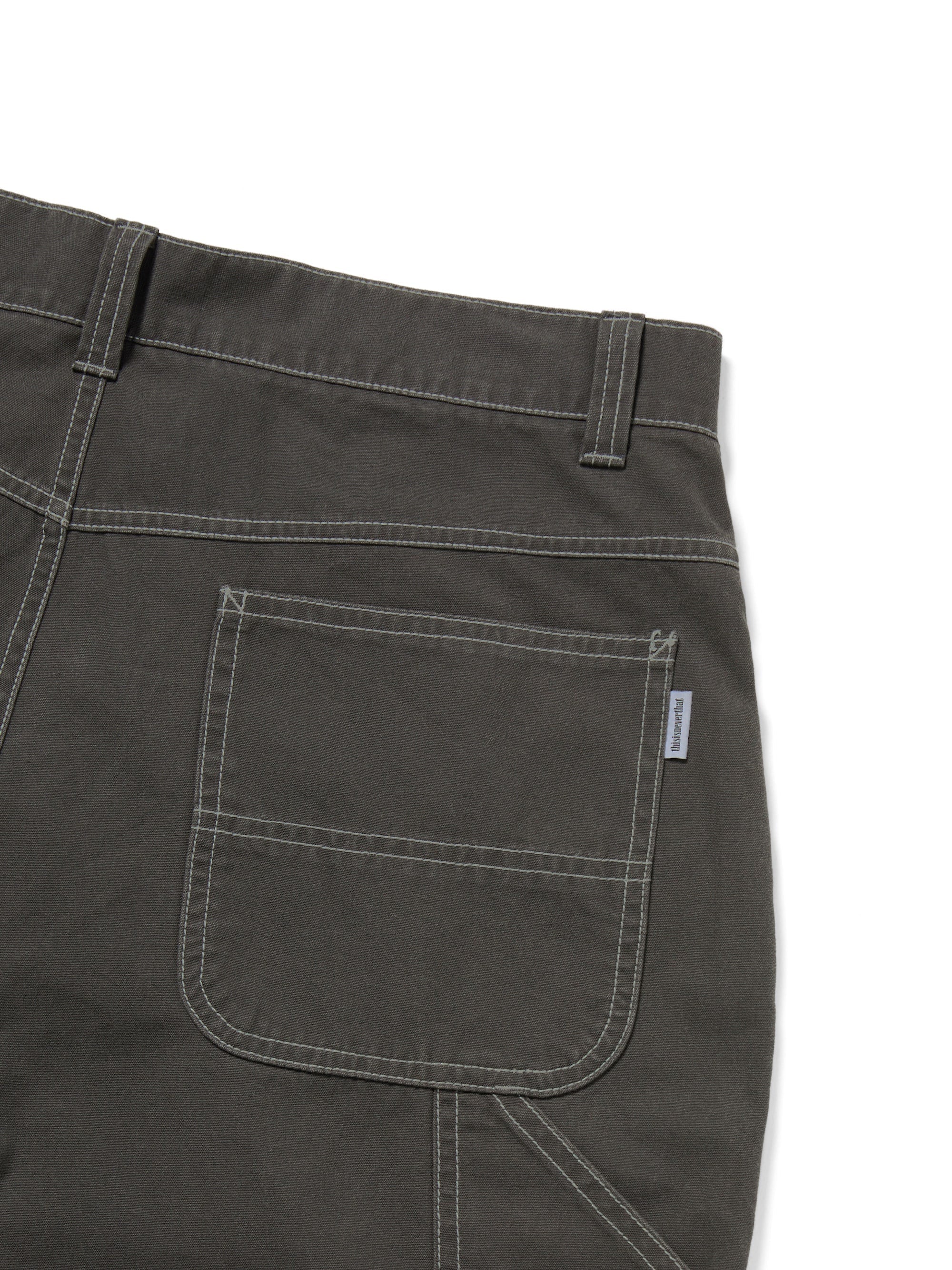 thisisneverthat - Washed Canvas Work Pant (Charcoal) product image 3 | TRAB K-Fashion Australia