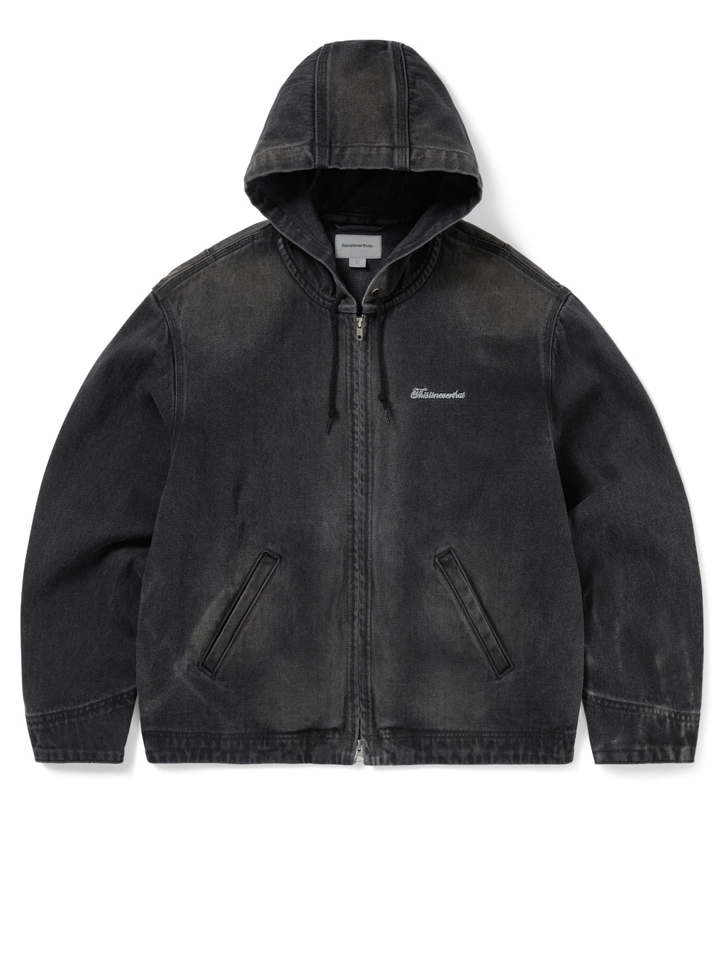 thisisneverthat - Washed Carpenter Jacket (Black) product image 1 | TRAB K-Fashion Australia