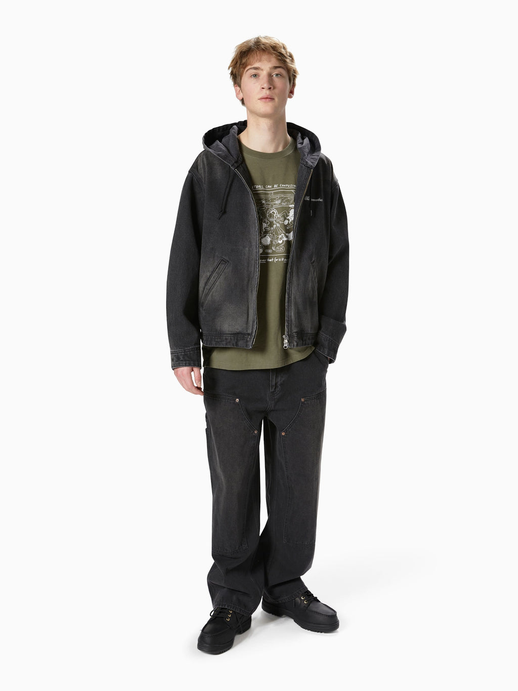 thisisneverthat - Washed Carpenter Jacket (Black) product image 5 | TRAB K-Fashion Australia