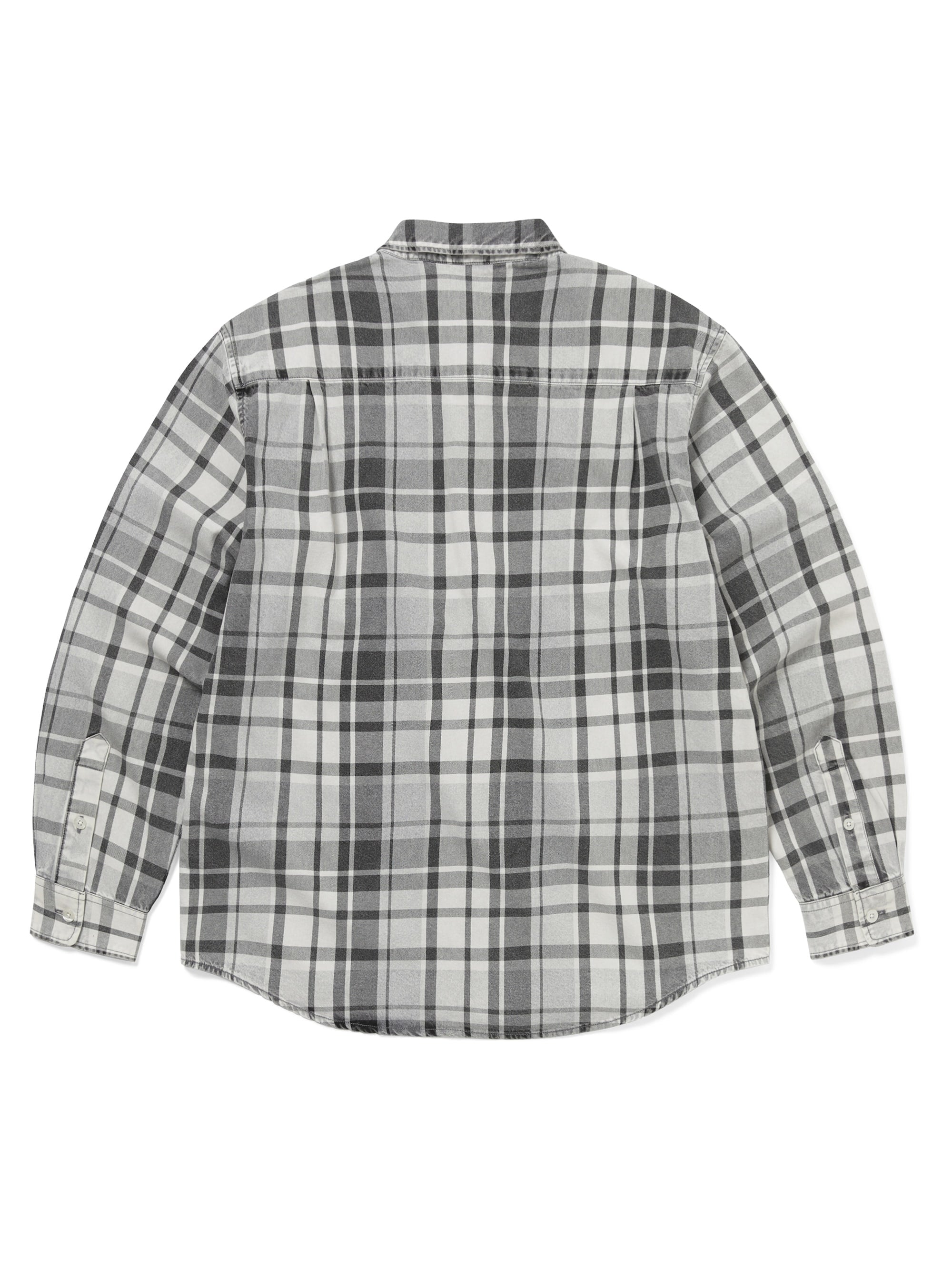 thisisneverthat - Washed Check Shirt (Grey) product image 3 | TRAB K-Fashion Australia