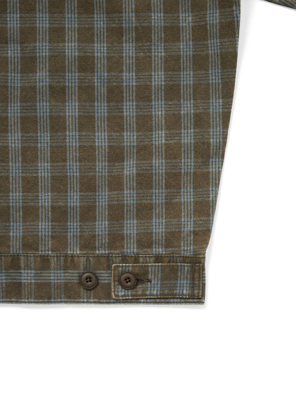 thisisneverthat - Washed Check Trucker Jacket (Brown) product image 3 | TRAB K-Fashion Australia