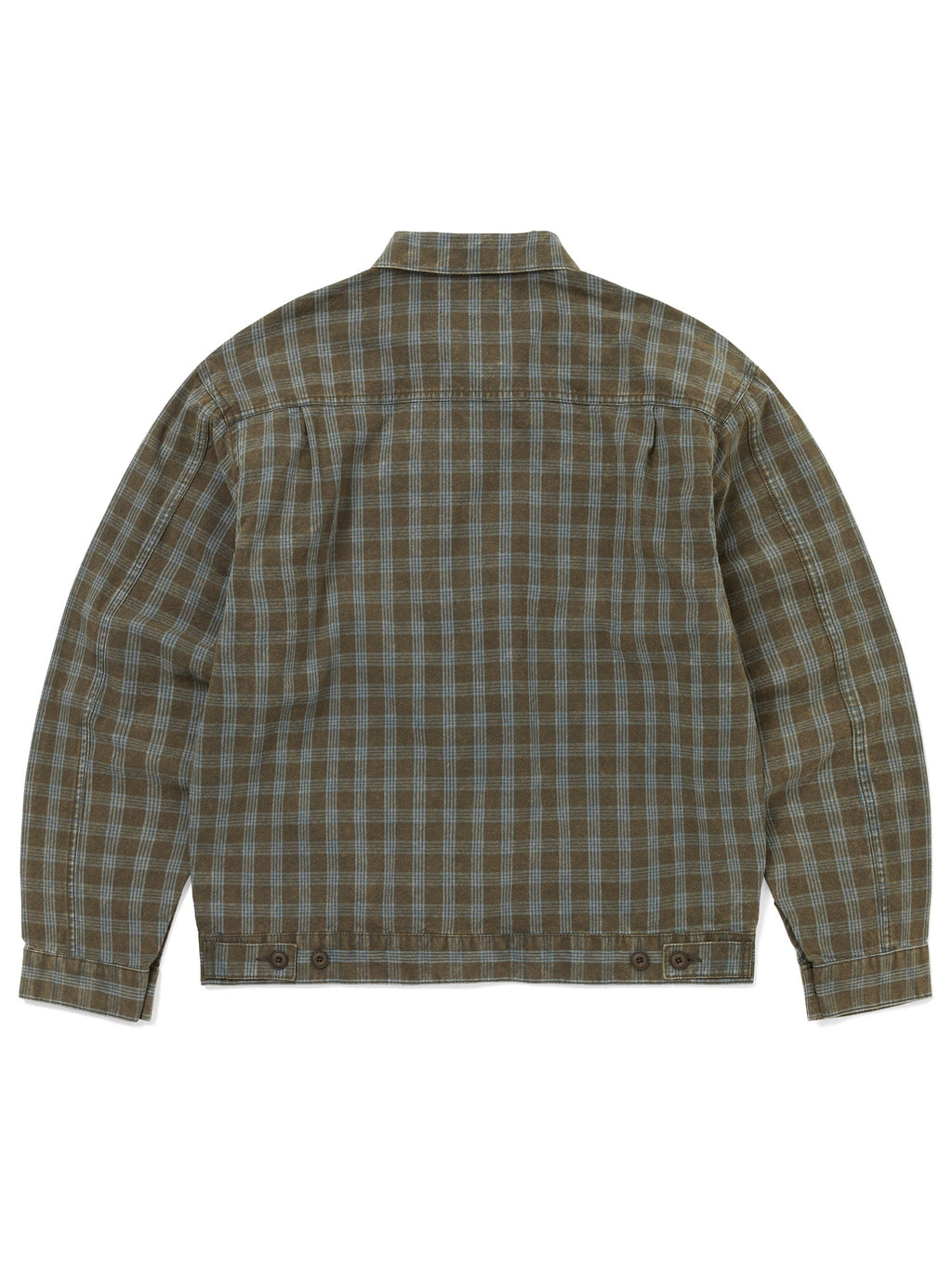 thisisneverthat - Washed Check Trucker Jacket (Brown) product image 4 | TRAB K-Fashion Australia