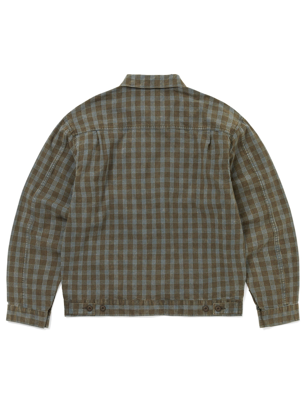 thisisneverthat - Washed Check Trucker Jacket (Brown) product image 4 | TRAB K-Fashion Australia