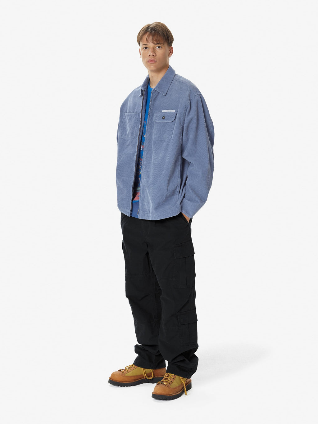 thisisneverthat - Washed Corduroy Zip Jacket (Light Indigo) product image 7 | TRAB K-Fashion Australia