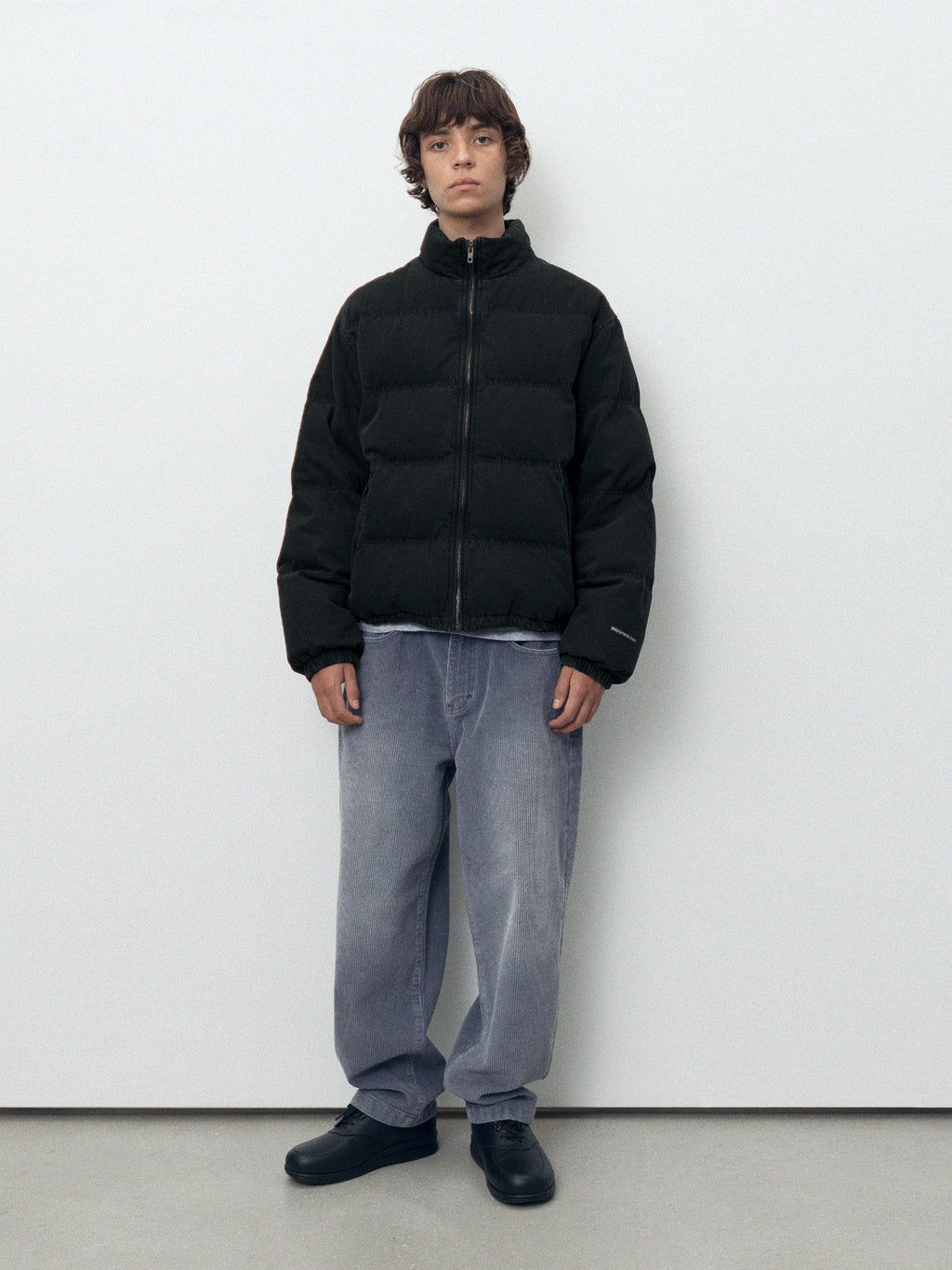 thisisneverthat - Washed Denim Down Jacket (Black) product image 7 | TRAB K-Fashion Australia