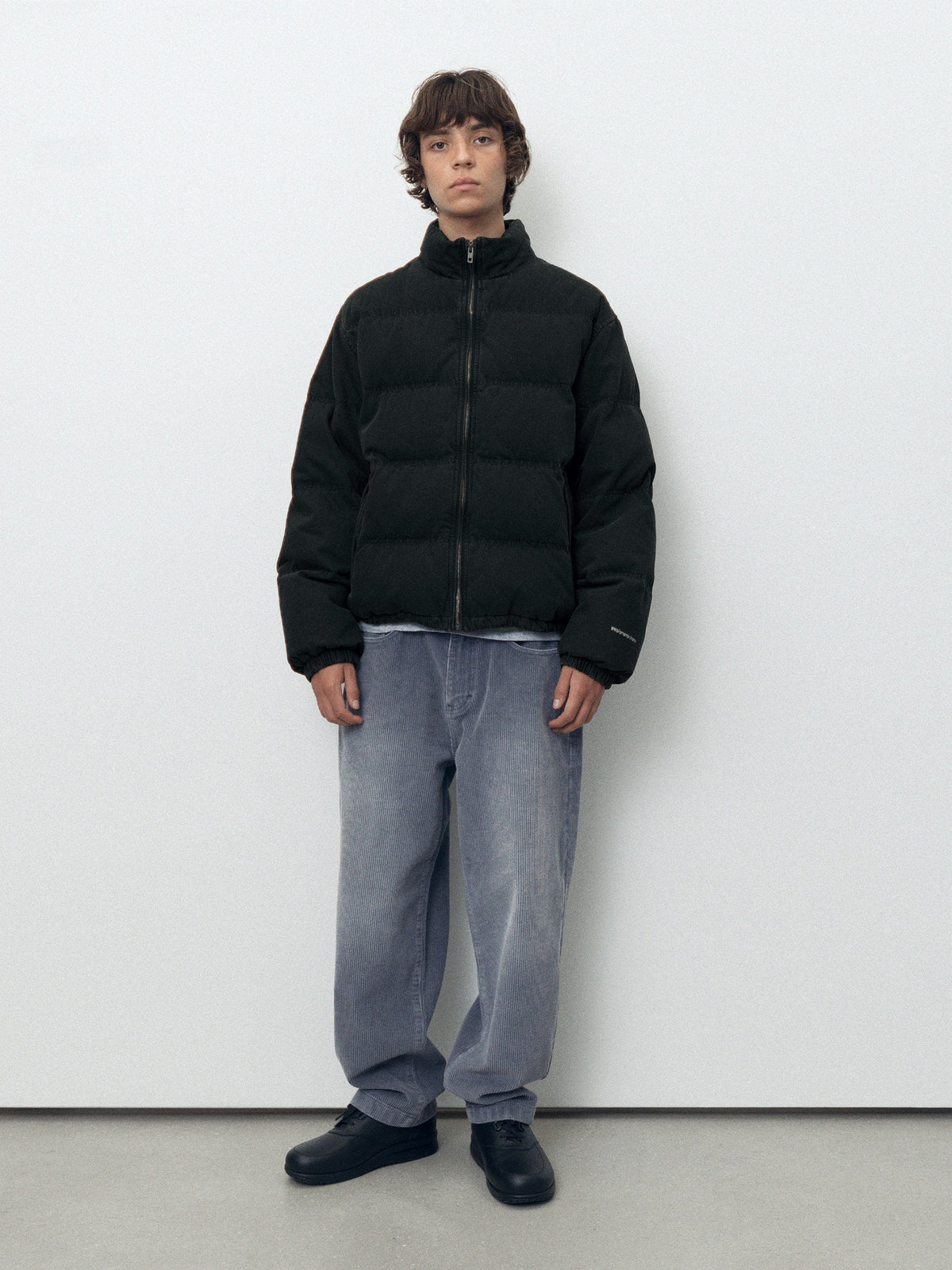 thisisneverthat - Washed Denim Down Jacket (Black) product image 7 | TRAB K-Fashion Australia