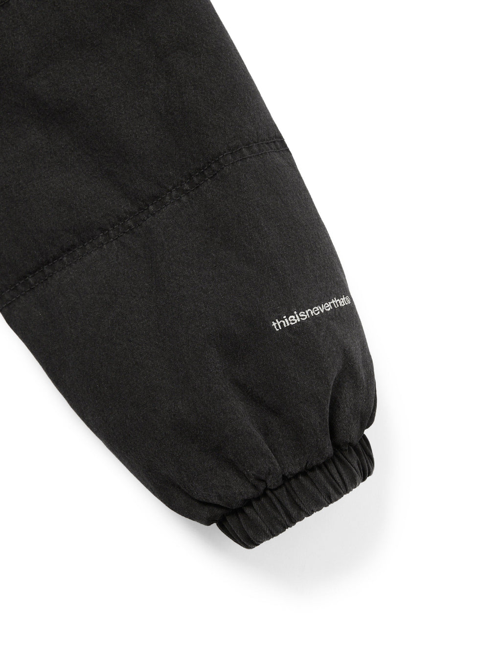 thisisneverthat - Washed Denim Down Jacket (Black) product image 5 | TRAB K-Fashion Australia