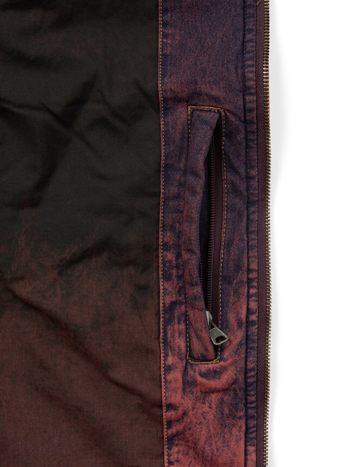 thisisneverthat - Washed Denim Down Jacket (Red) product image 4 | TRAB K-Fashion Australia