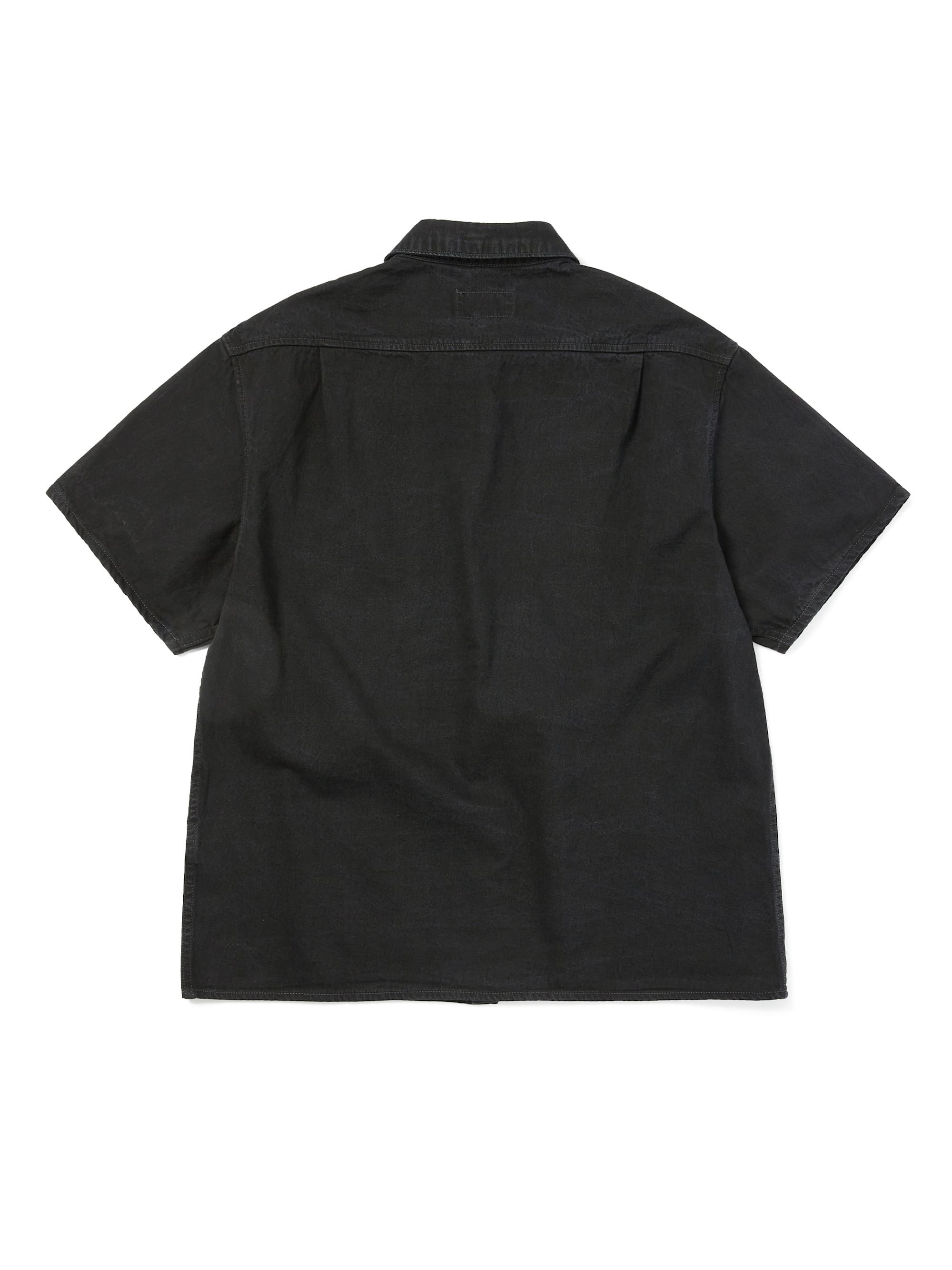 thisisneverthat - Washed Denim S/S Shirt (Washed Black) product image 3 | TRAB K-Fashion Australia