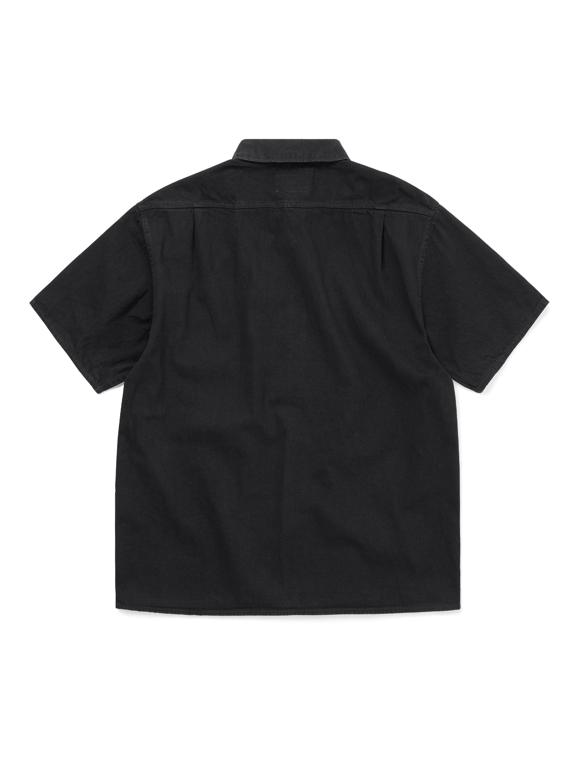 thisisneverthat - Washed Denim S/S Shirt (Black) product image 3 | TRAB K-Fashion Australia