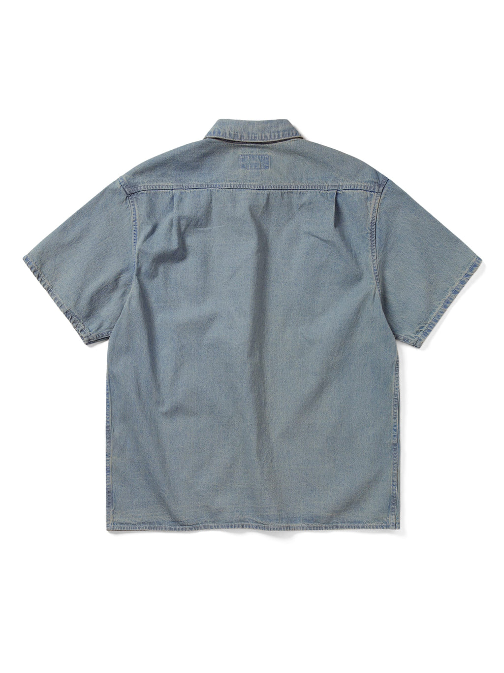 thisisneverthat - Washed Denim S/S Shirt (Washed Blue) product image 3 | TRAB K-Fashion Australia
