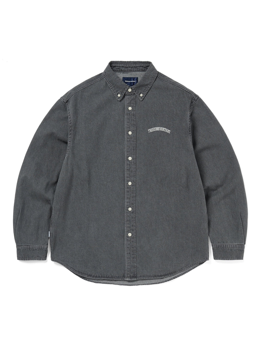thisisneverthat - Washed Denim Shirt (Dusty Grey) product image 1 | TRAB K-Fashion Australia