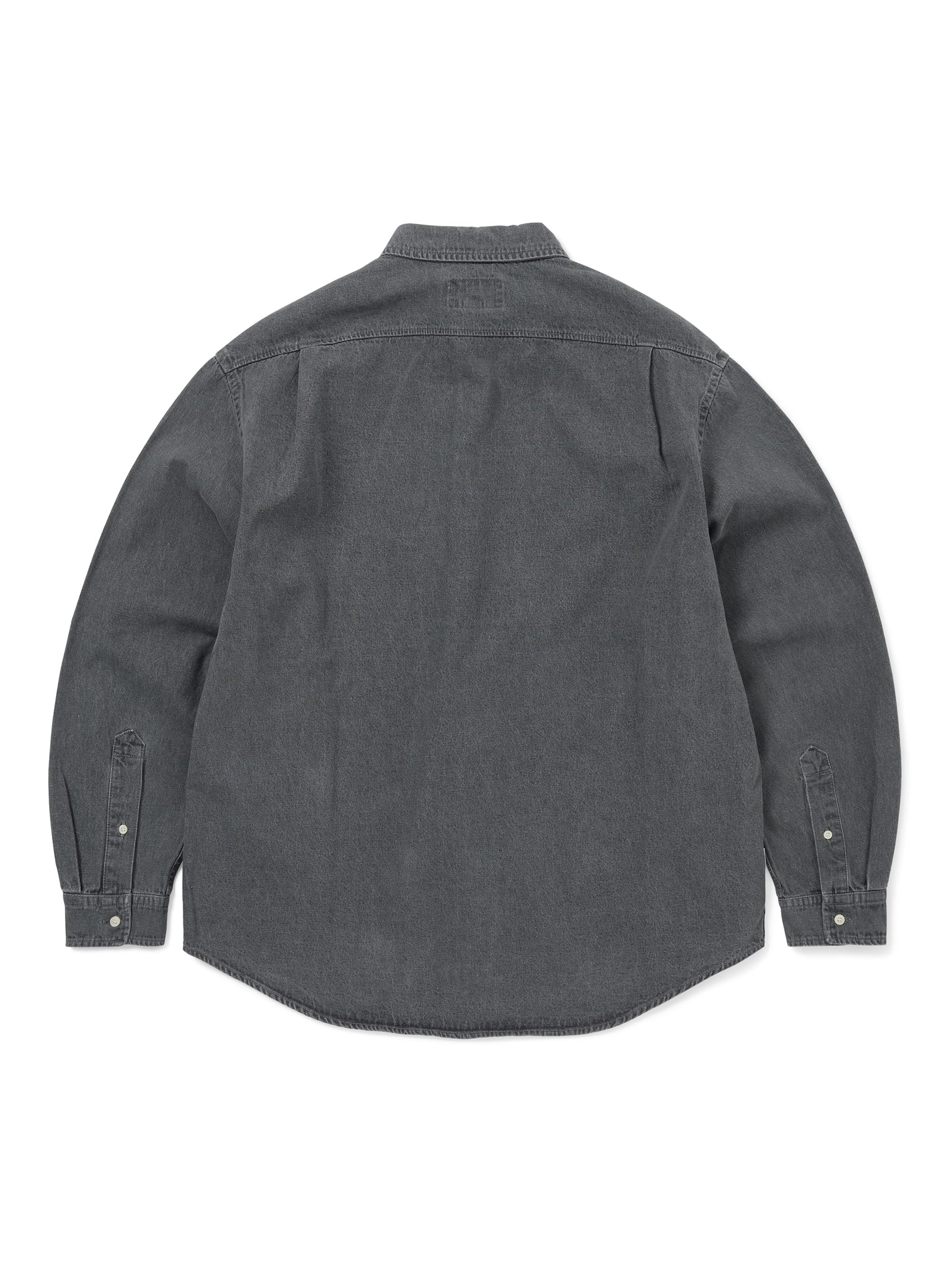 thisisneverthat - Washed Denim Shirt (Dusty Grey) product image 3 | TRAB K-Fashion Australia