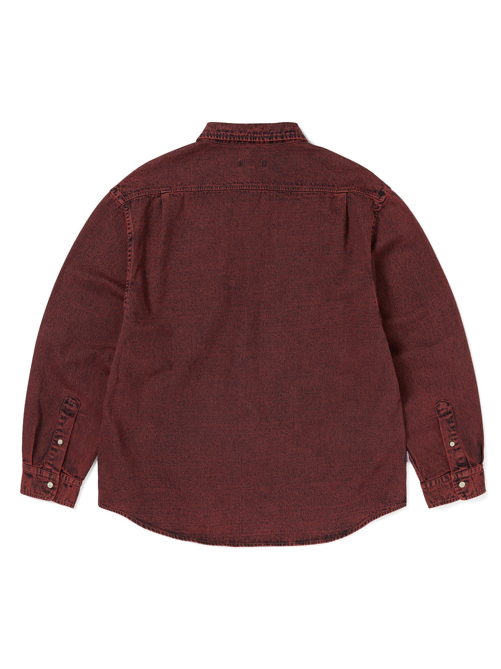thisisneverthat - Washed Denim Shirt (Red) product image 3 | TRAB K-Fashion Australia