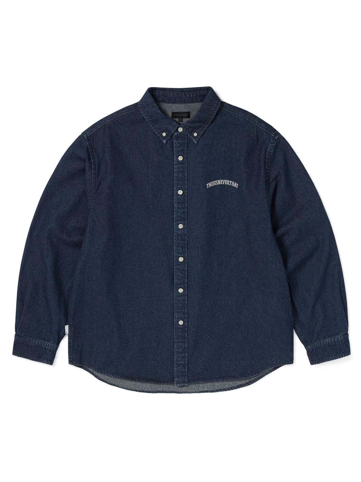 thisisneverthat - Washed Denim Shirt (Washed Indigo) product image 1 | TRAB K-Fashion Australia