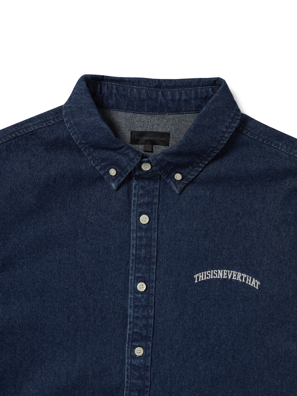thisisneverthat - Washed Denim Shirt (Washed Indigo) product image 2 | TRAB K-Fashion Australia