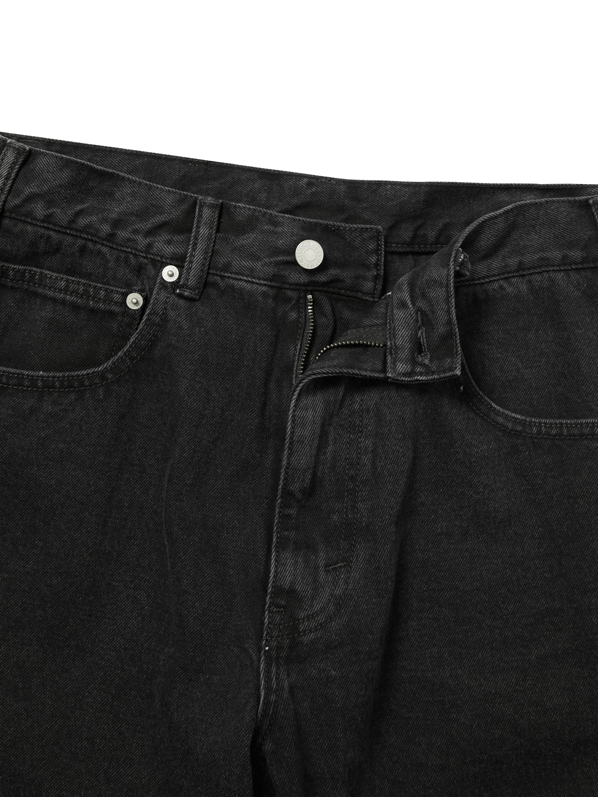 thisisneverthat - Washed Denim Short (Black) product image 2 | TRAB K-Fashion Australia