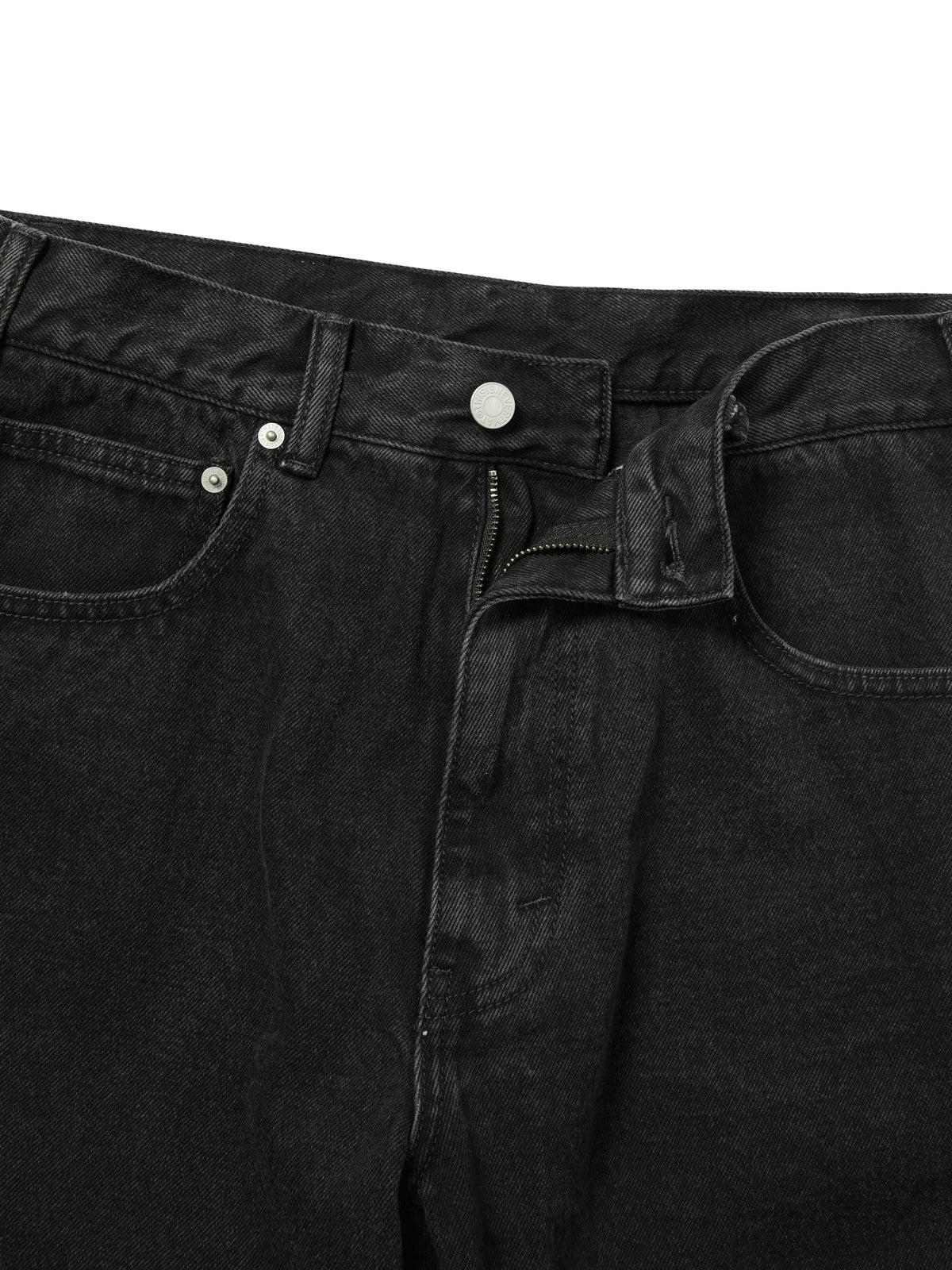 thisisneverthat - Washed Denim Short (Black) product image 2 | TRAB K-Fashion Australia